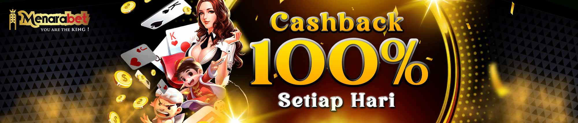 Cashback 100% Menarabet